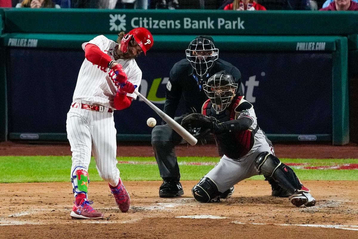 Harper, Schwarber, Castellanos Power Phillies Past Diamondbacks 5–3 in Game 1 of NLCS