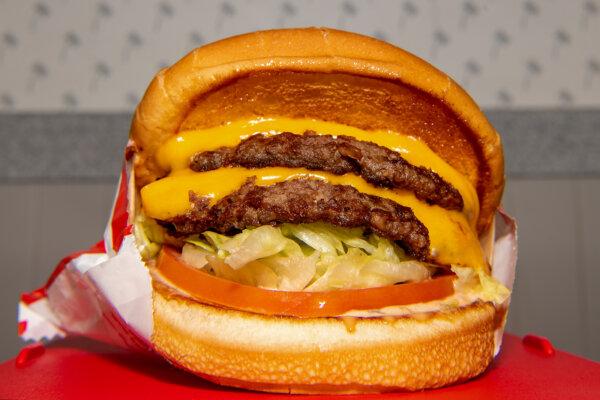 The Double Double from In-N-Out Burger in Alhambra. (Mariah Tauger/Los Angeles Times/TNS)