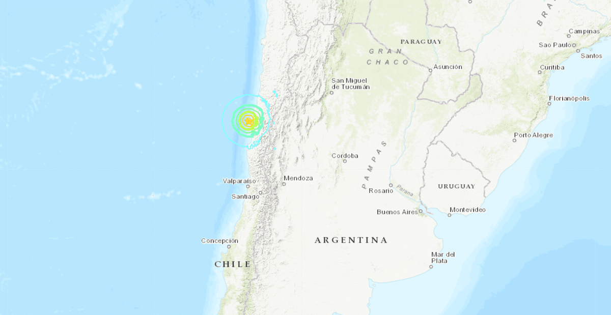 Powerful 6.6-Earthquake Strikes Off Coast of Chile and Is Felt in Neighboring Argentina