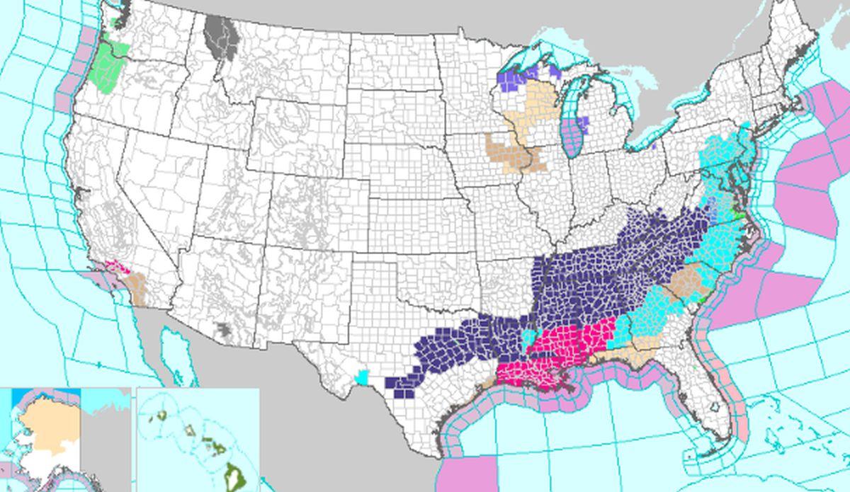 Tens of Millions of Americans Under Freeze Alerts Temperatures Crash Nationwide