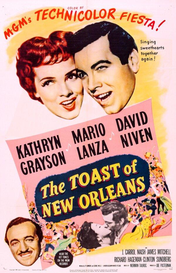 Theatrical poster for "The Toast of New Orleans." (Metro-Goldwyn-Mayer)