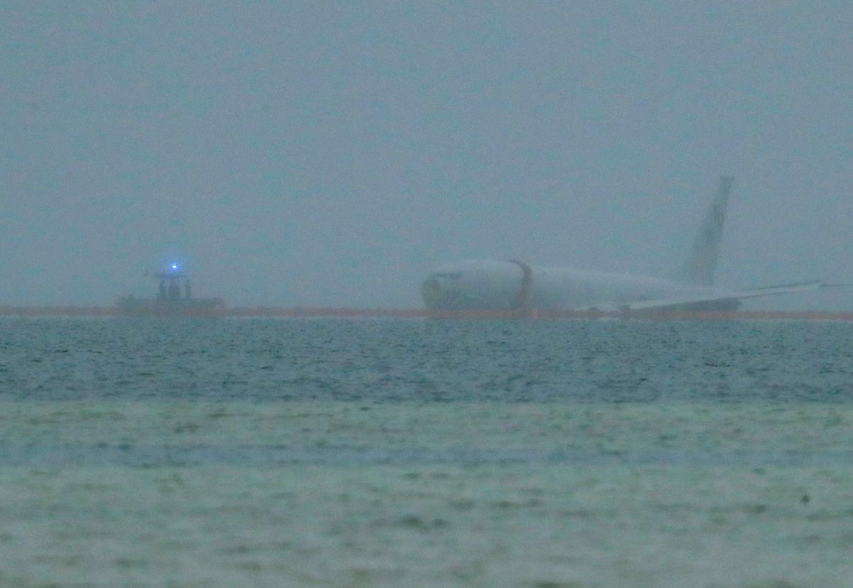 Flight Data Recorder Recovered From US Navy Plane That Overshot Runway Near Honolulu