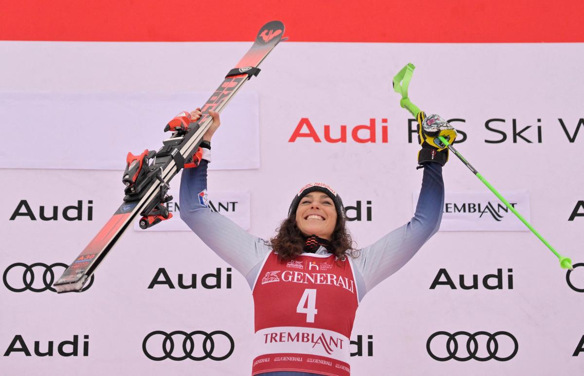 Italy’s Brignone Wins World Cup Giant Slalom at Mont Tremblant