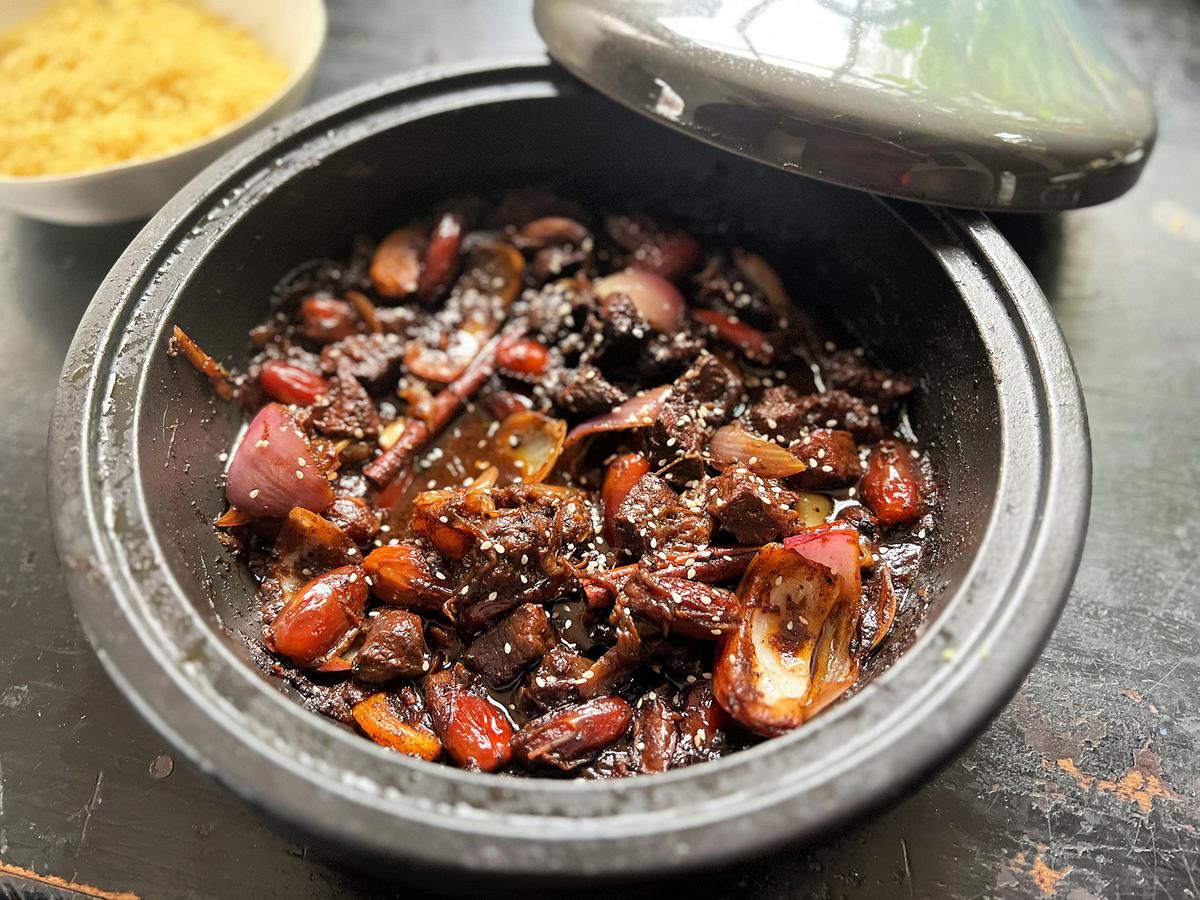 Lamb Tagine With Dates and Shallots