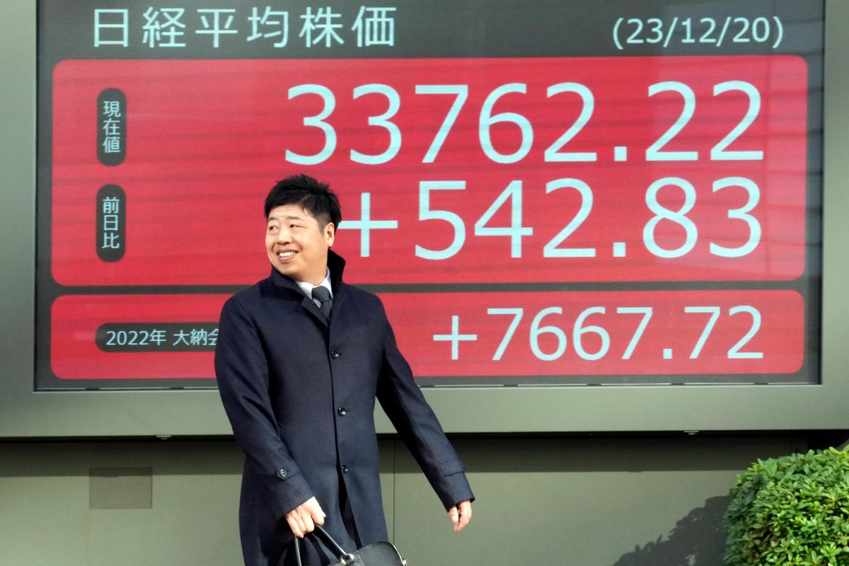 World Shares Advance After Wall Street Ticks Higher Amid Rate-Cut Hopes