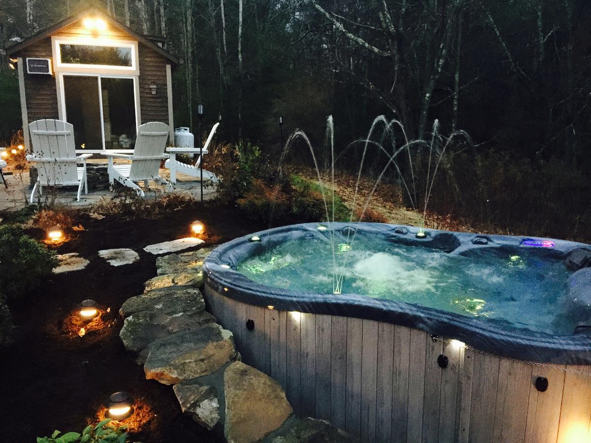 Fire Pits + Hot Tubs + Outdoor Kitchens