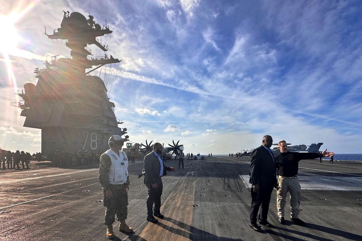 USS Gerald R. Ford Aircraft Carrier Is Returning Home After Extended Deployment Defending Israel
