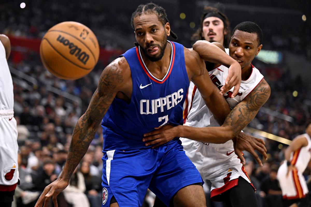Leonard Reaches 13,000 Career Points in His Return, Clippers Beat Miami 121–104 for 3rd Straight Win