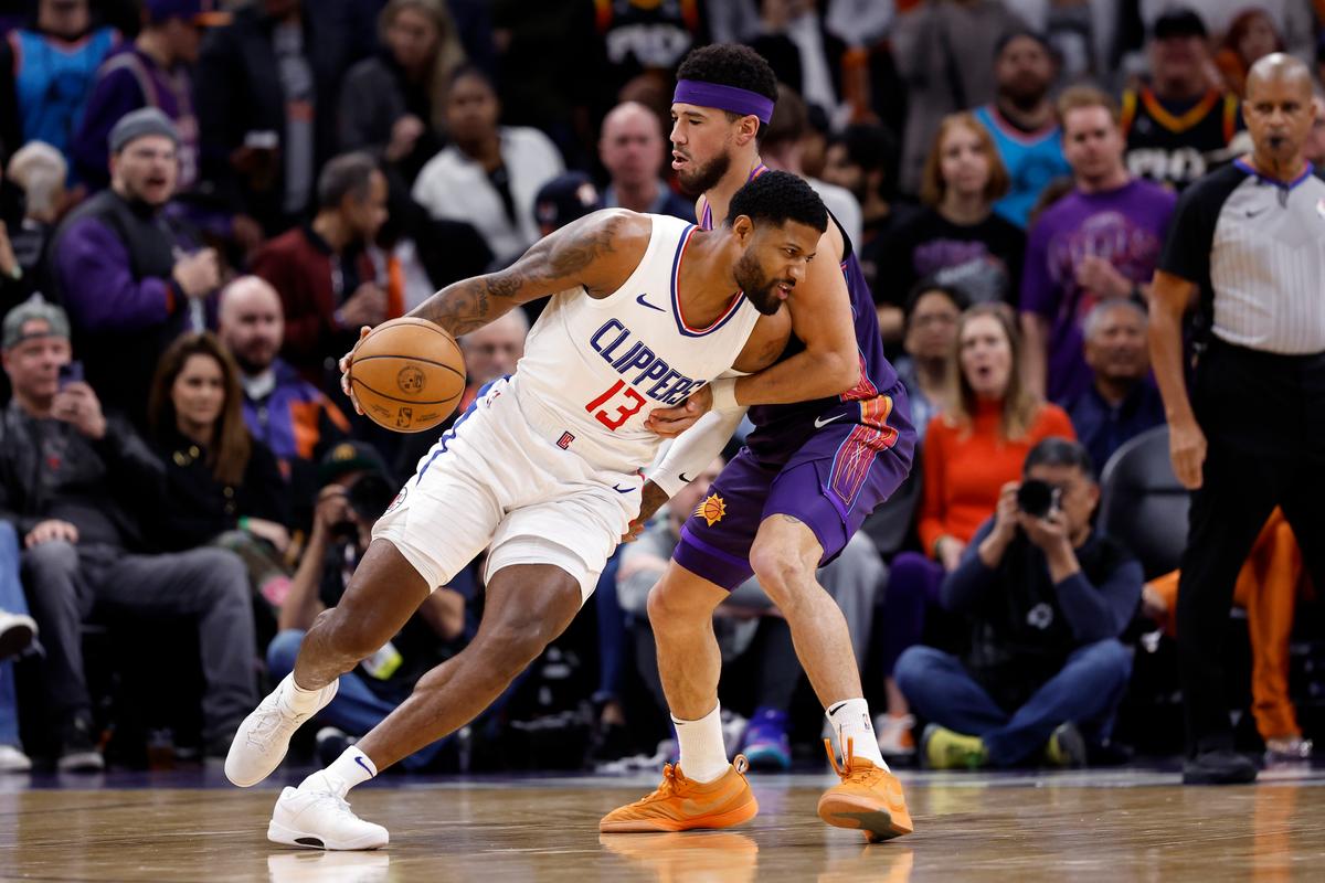 George Scores 33 Points, Leonard Adds 30 to Help Surging Clippers Beat Suns 131–122