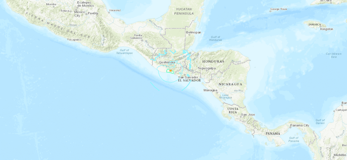 Strong Quake in Southern Guatemala Jolts Residents, Felt in El Salvador