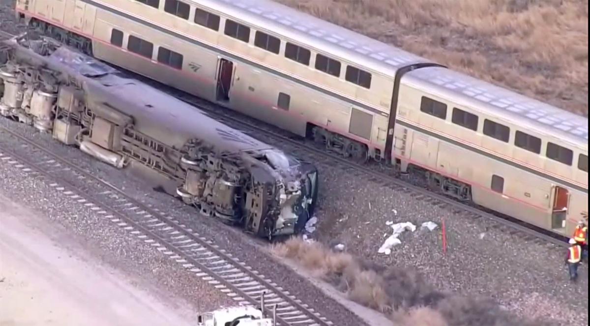 Passenger Train Hits Milk Truck at Colorado Railroad Crossing, Badly Injuring Amtrak Engineer
