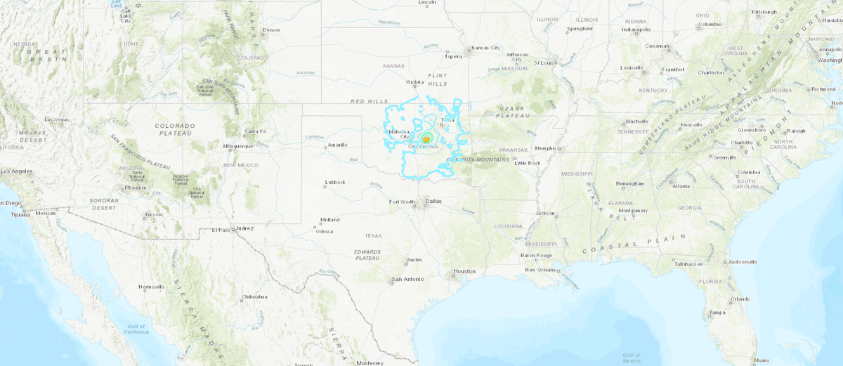 Oklahoma Rattled by Shallow 5.1 Magnitude Earthquake