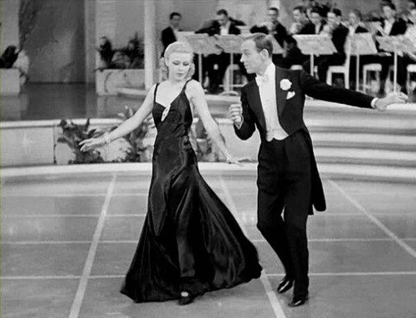 Countess Scharwenka (Ginger Rogers) and Huck Haines (Fred Astaire), in "Roberta." (RKO Radio Pictures)