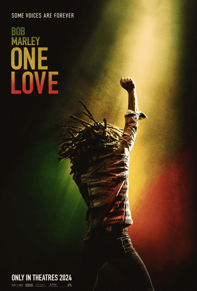 Promotional poster for "Bob Marley: One Love." (Paramount Pictures)