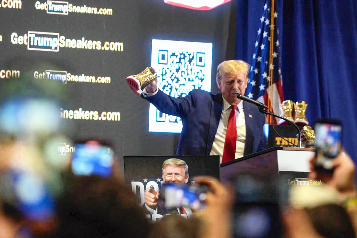 Sneaker Con in Philadelphia: Sneakerheads Love Trump