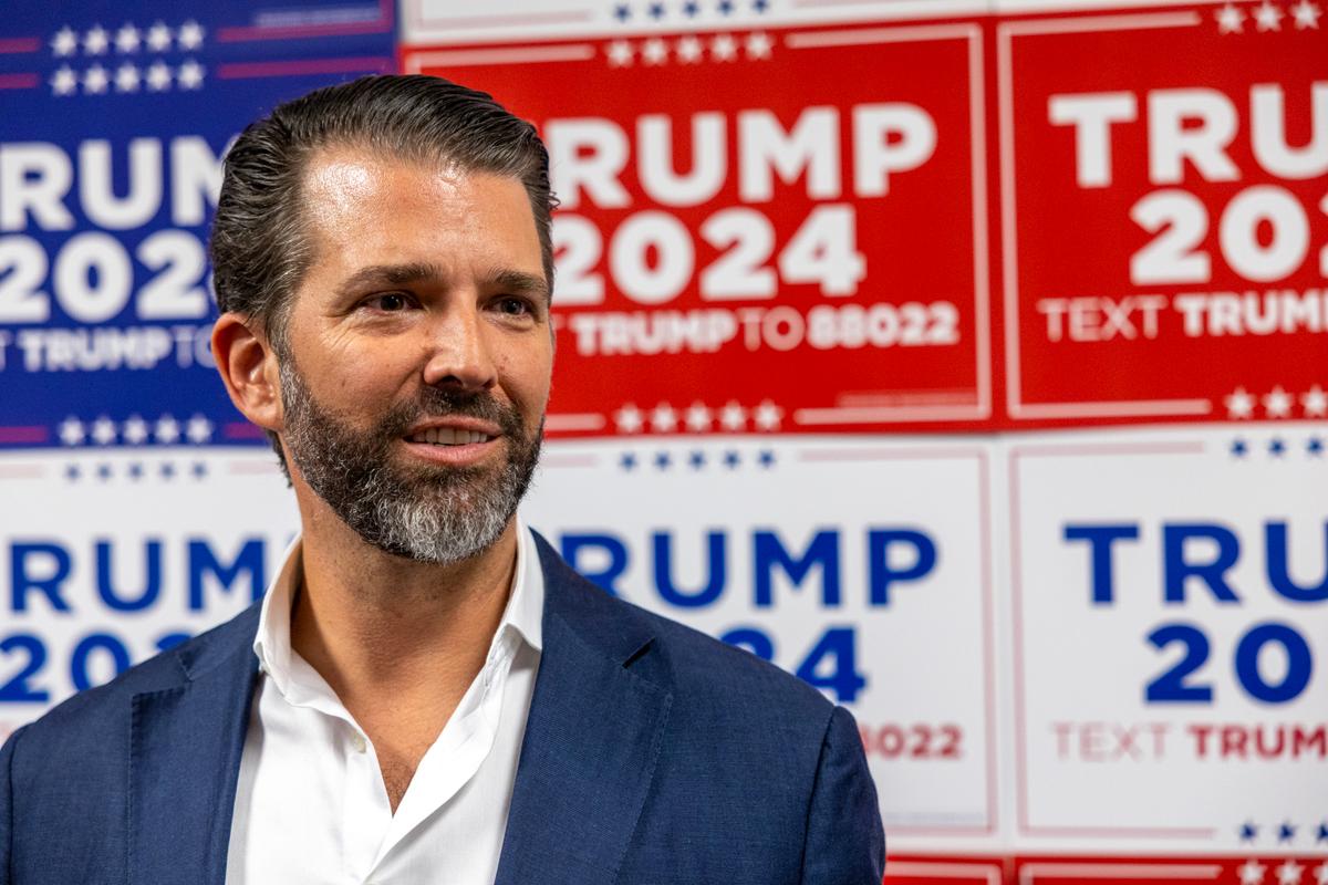 Donald Trump Jr. Receives Envelope With Suspicious White Powder, Death Threats at Florida Residence