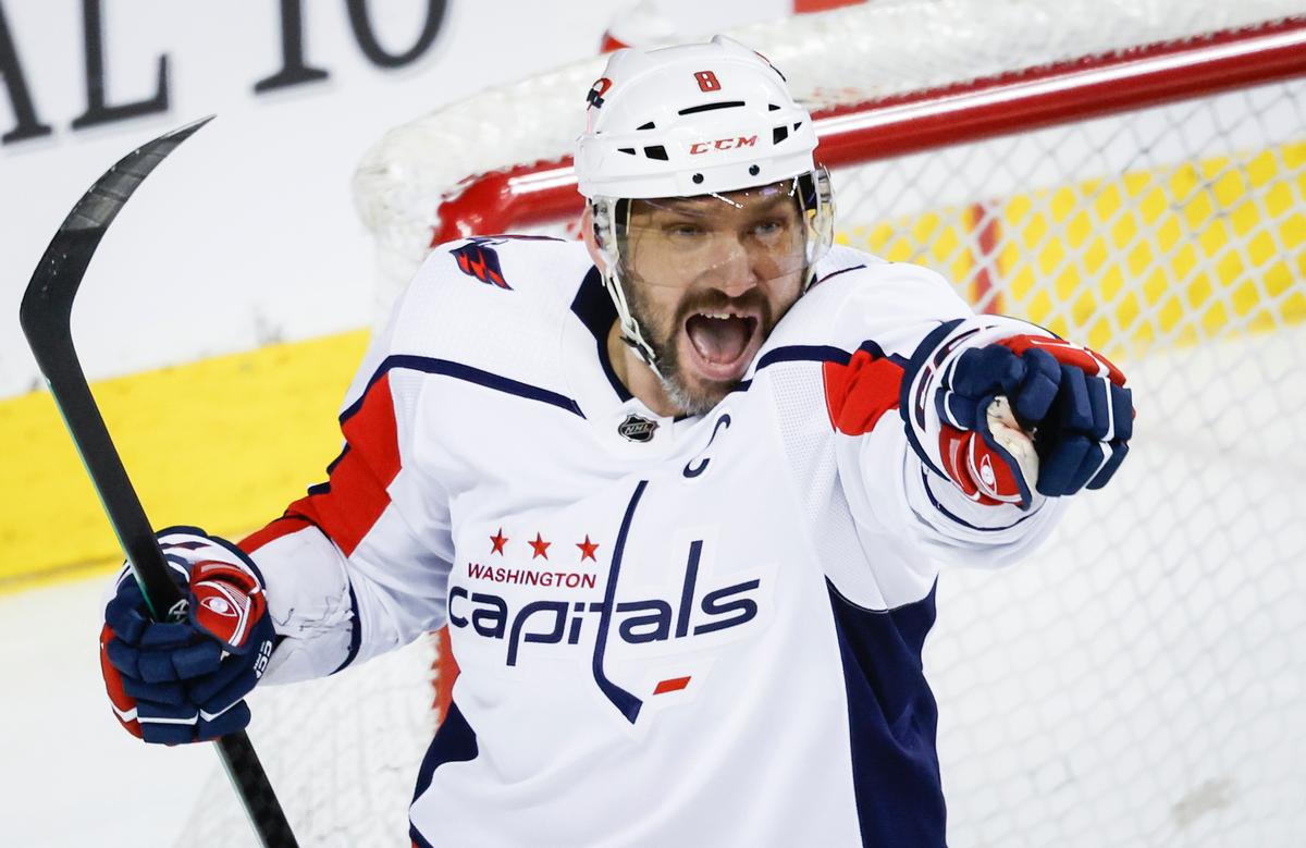 Caps Star Ovechkin Becomes 3rd in NHL History to Score 20 Goals in 19 Consecutive Seasons