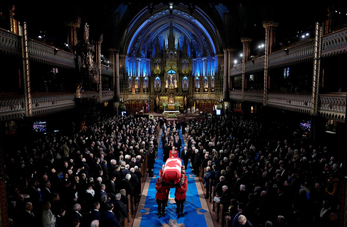 Family, Dignitaries Pay Tribute During Former PM Brian Mulroney’s State Funeral