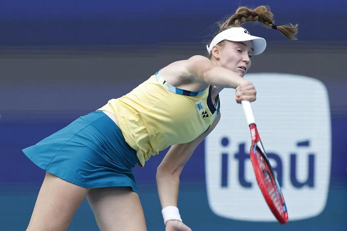 Elena Rybakina Rallies Past Victoria Azarenka to Reach Miami Final