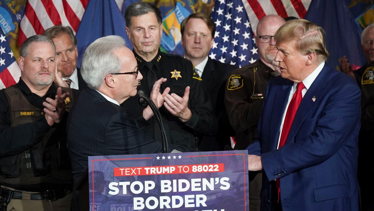 Trump Denounces Biden’s Border Policies as ‘Country-Wrecking’