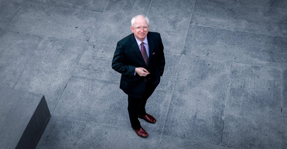 Constitutional scholar John Eastman in Los Angeles on April 5, 2024. (John Fredricks/The Epoch Times)