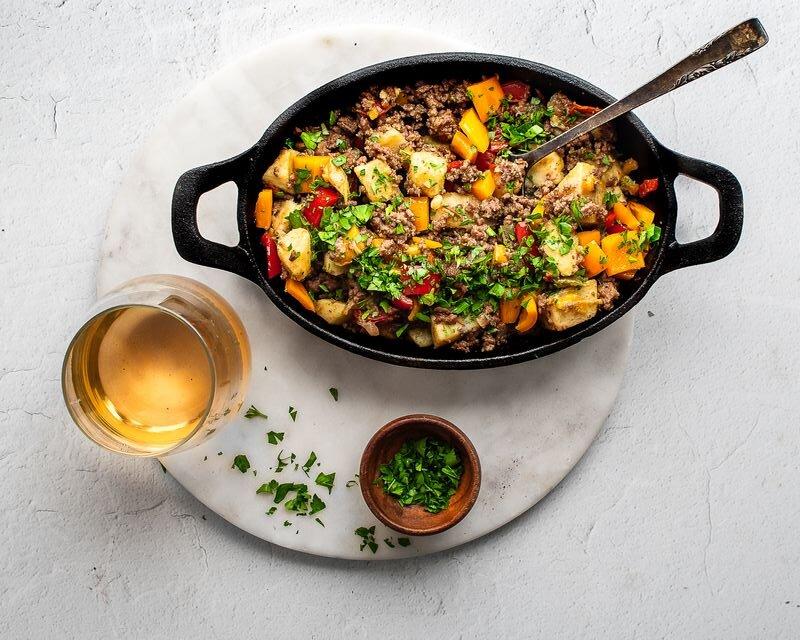 Bison Sweet Potato Breakfast Hash