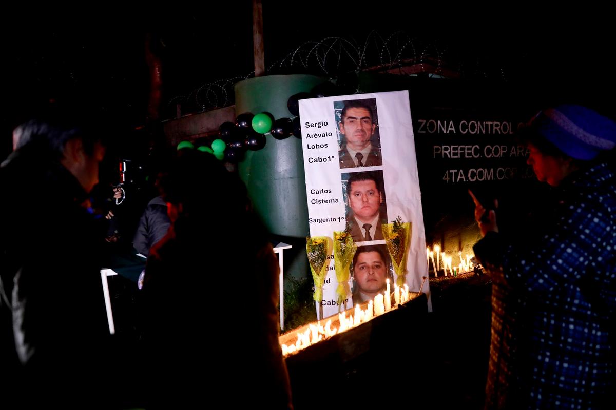Assailants Ambush and Kill 3 Police Officers in Southern Chile, Shaking the Country