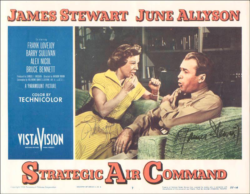 Lobby card for "Strategic Air Command." (Paramount Pictures)