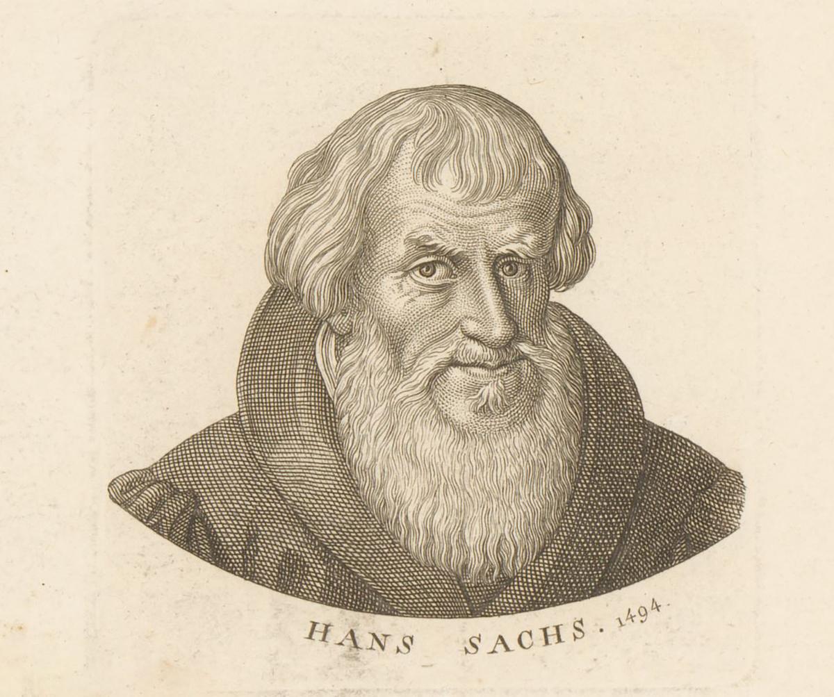 The musical genius of Meistersinger Hans Sachs contributed to the spread of Lutheranism and the cultural flowering of Germany. A portrait of Hans Sachs, 1775–1840, by Ernst Ludwig Riepenhausen after Jost Amman. Rijksmuseum, Amsterdam. (Public Domain)