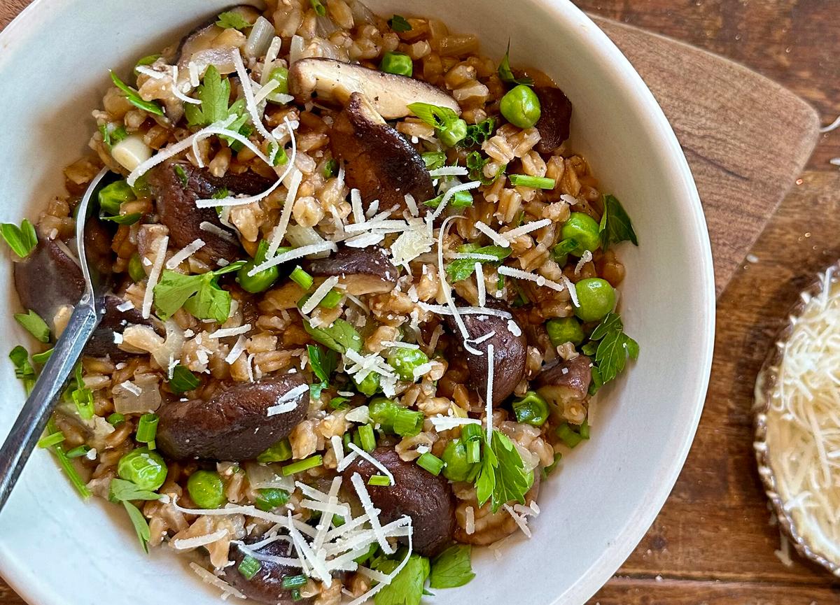 Put the Farro in Risotto
