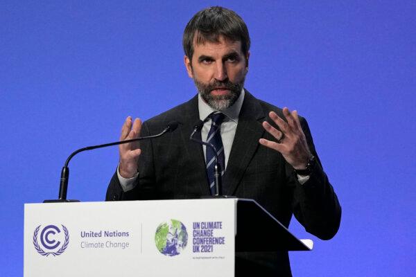 Minister of Environment and Climate Change Steven Guilbeault's department has announced $5.3 billion in "international climate finance" for developing countries from 2021 to 2026. (AP Photo/Alastair Grant)