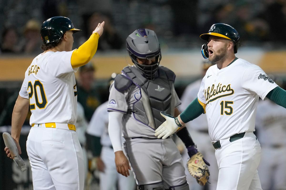 Late Home Runs Help A’s Beat Rockies, Snap Long Losing Streak