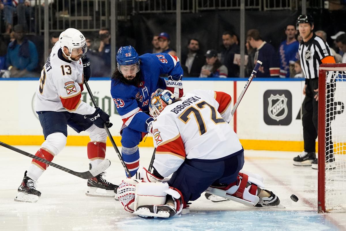 Panthers Get Jump in East Final With Game 1 Shutout of Rangers