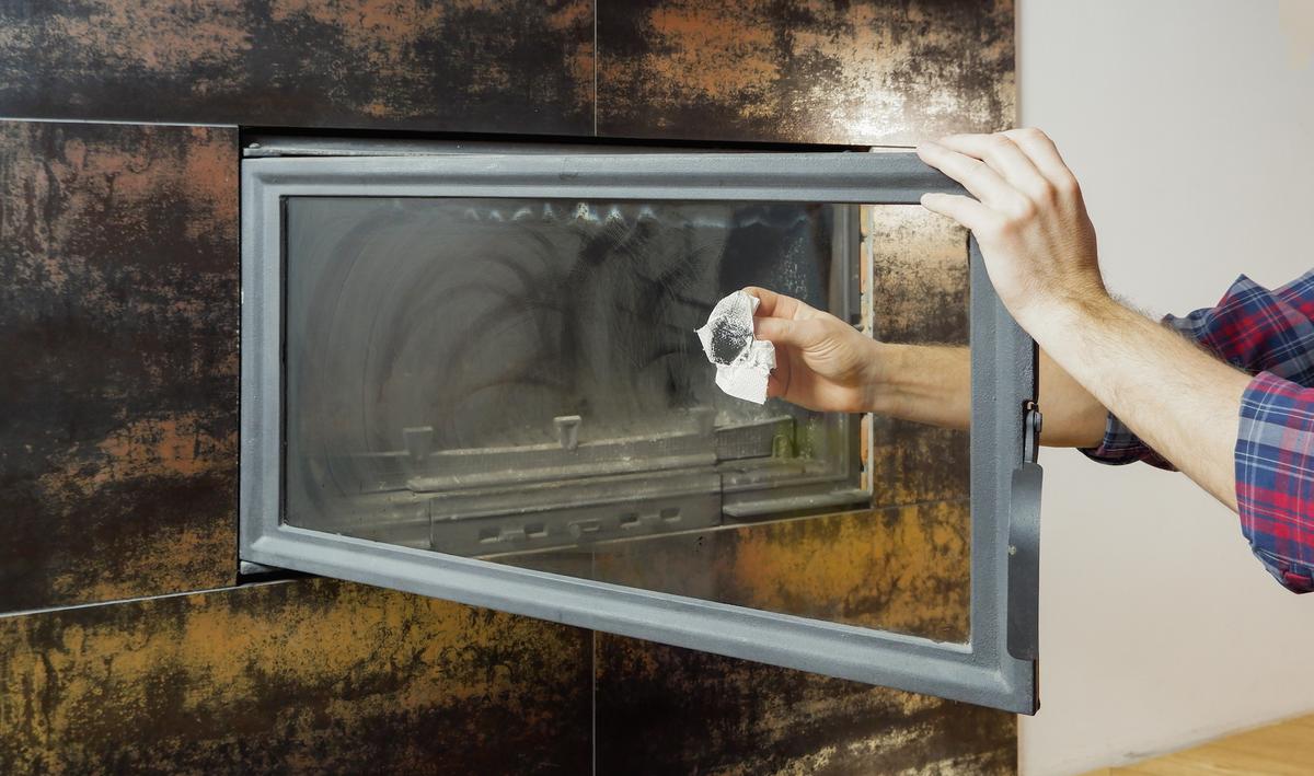 From Ashes to Sparkling Clean Fireplace Glass
