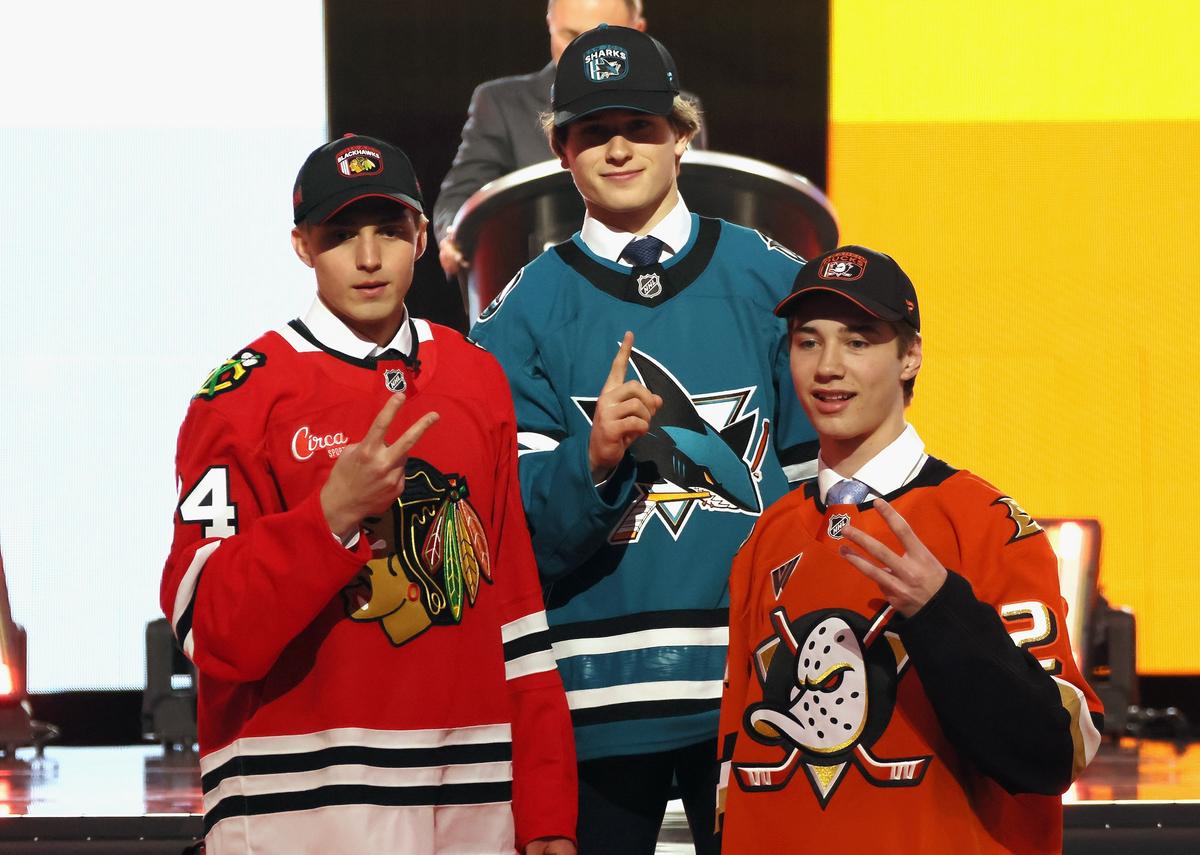San Jose Sharks Select Boston University Center Macklin Celebrini With No. 1 Pick in NHL Draft