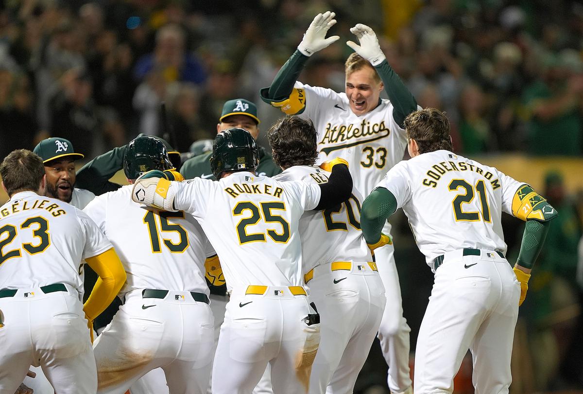 JJ Bleday Hits Leadoff Homer in 9th to Give the A’s a 2–1 Victory the Blue Jays