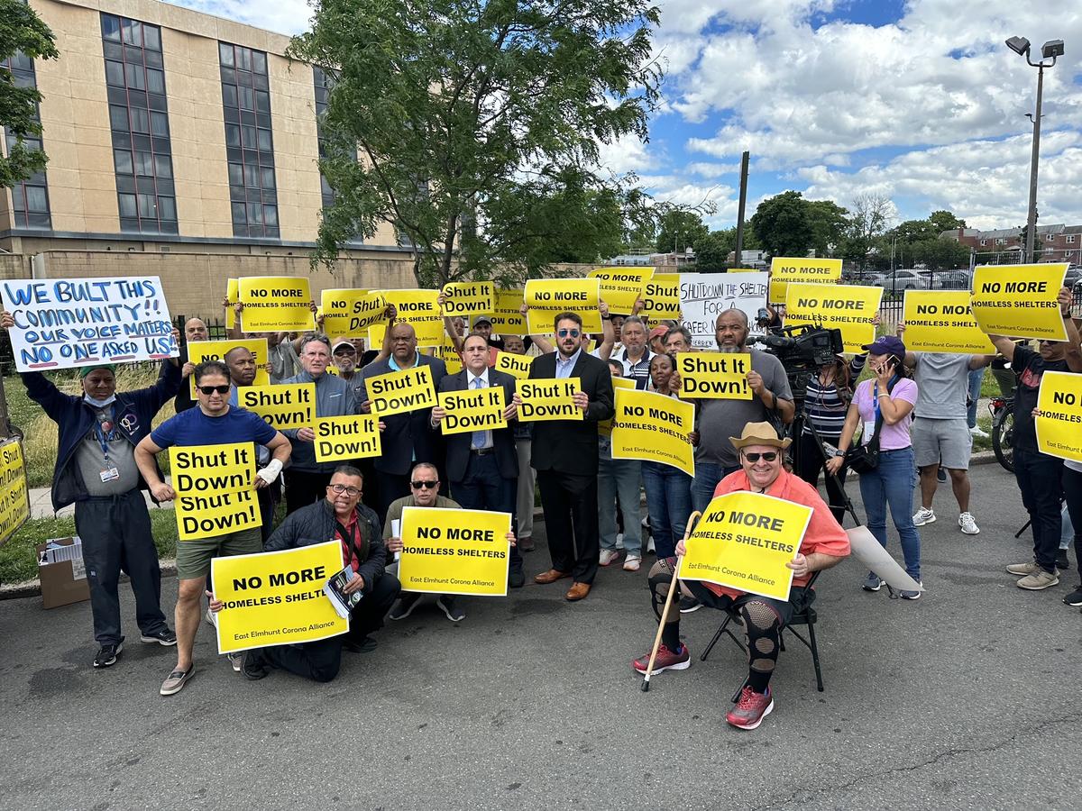 New Yorkers Rally to Shut Down Queens Illegal Immigrant Shelter