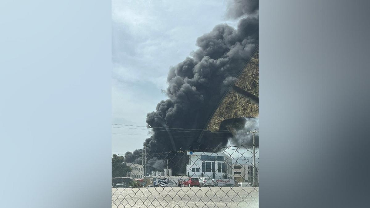 Firefighters Battle Big Blaze at Athens Cookware Factory