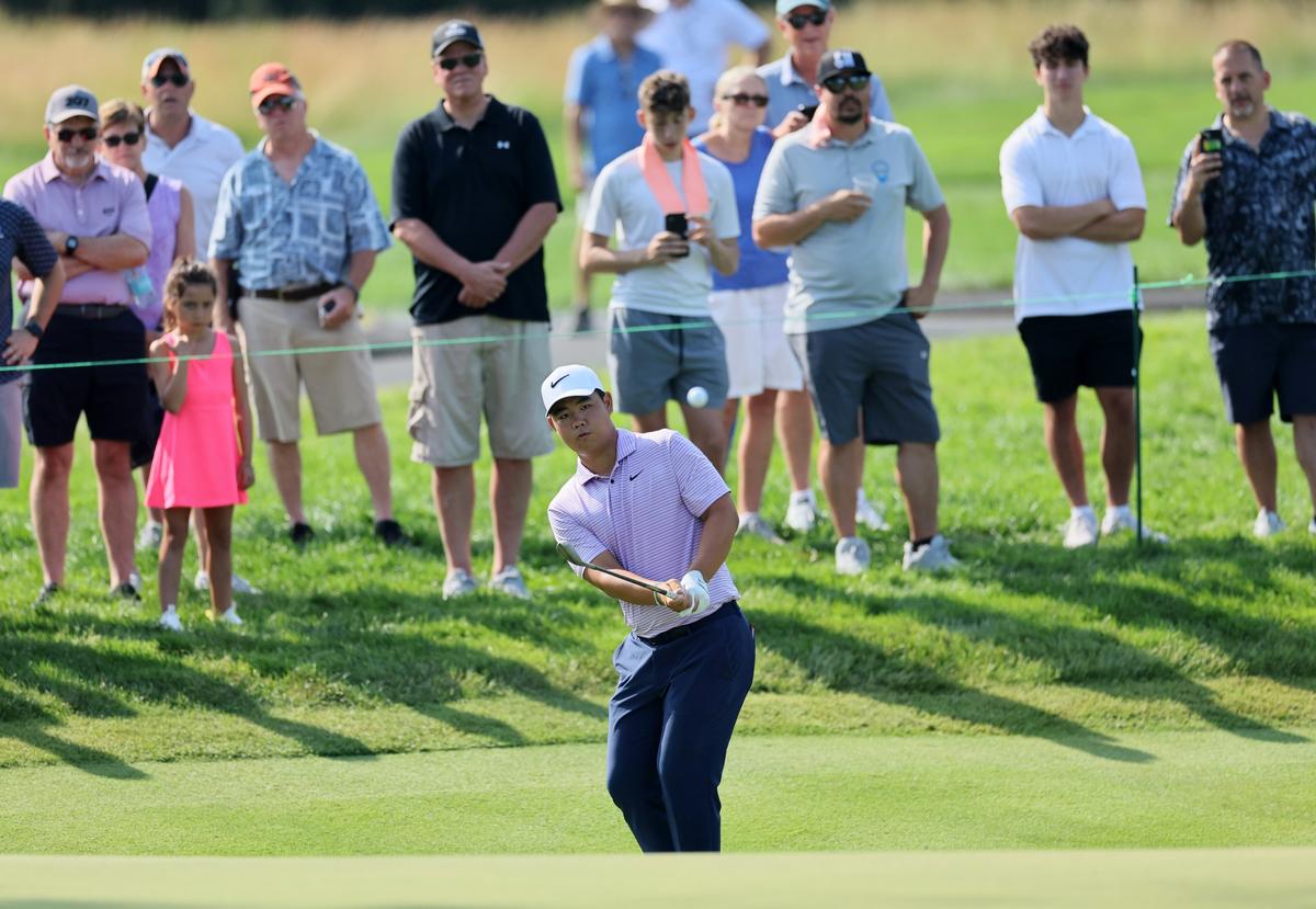 Tom Kim Builds a 2-shot Lead Over Scheffler and Morikawa at Travelers Championship