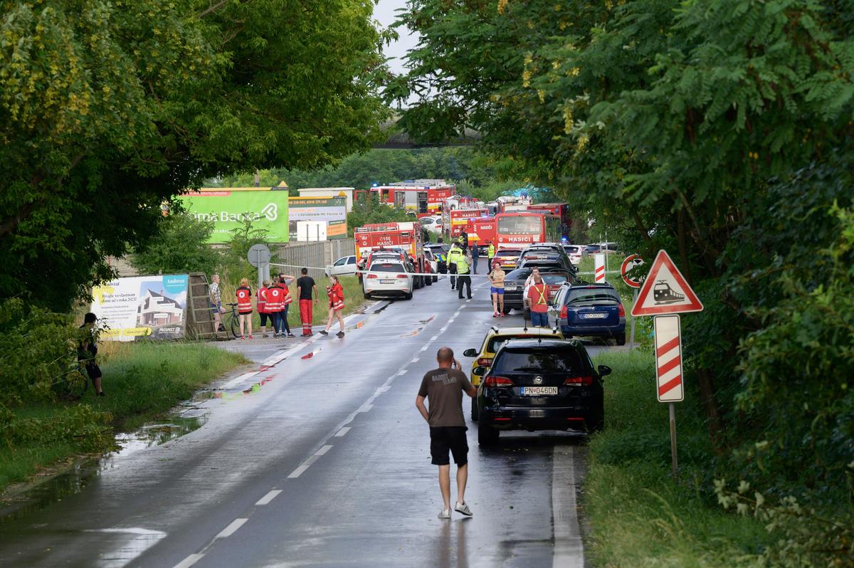 Prague-to-Budapest Train Collides With Bus in Slovakia, Killing 7 People and Injuring 5