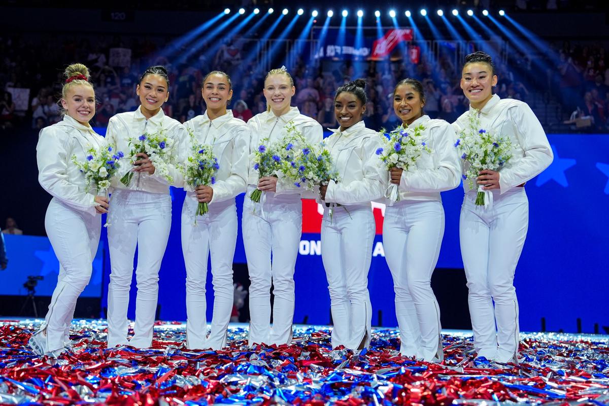 Biles Secures 3rd Olympic Berth After Breezing to Victory at US Trials