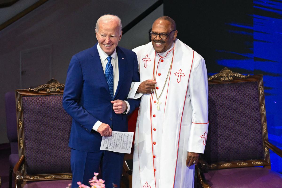 Biden Calls for Unity at Philadelphia Church Service