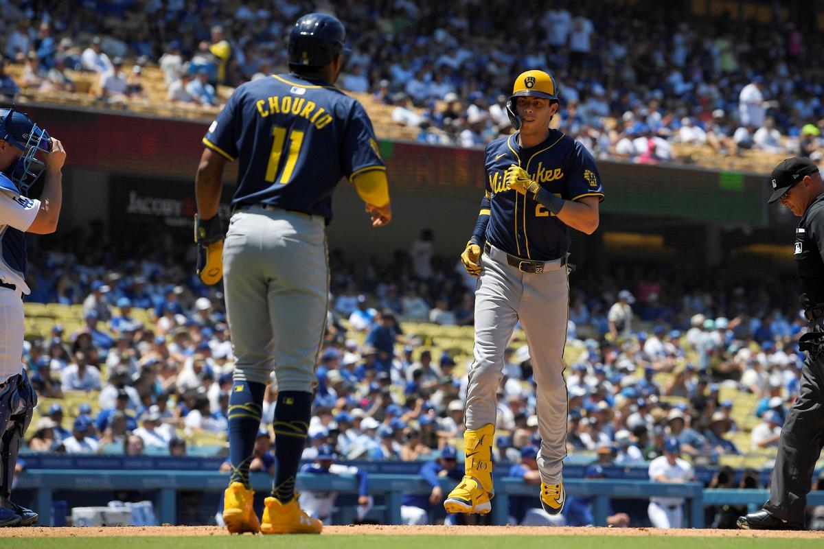 Brewers Snap Dodger Stadium Hex Behind Power of Yelich, Perkins