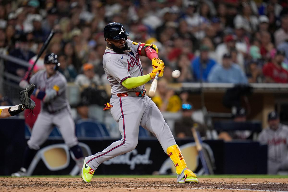 Ozuna Warms up for the Home Run Derby With 2 Blasts in the Braves’ 6–1 Win Against the Padres