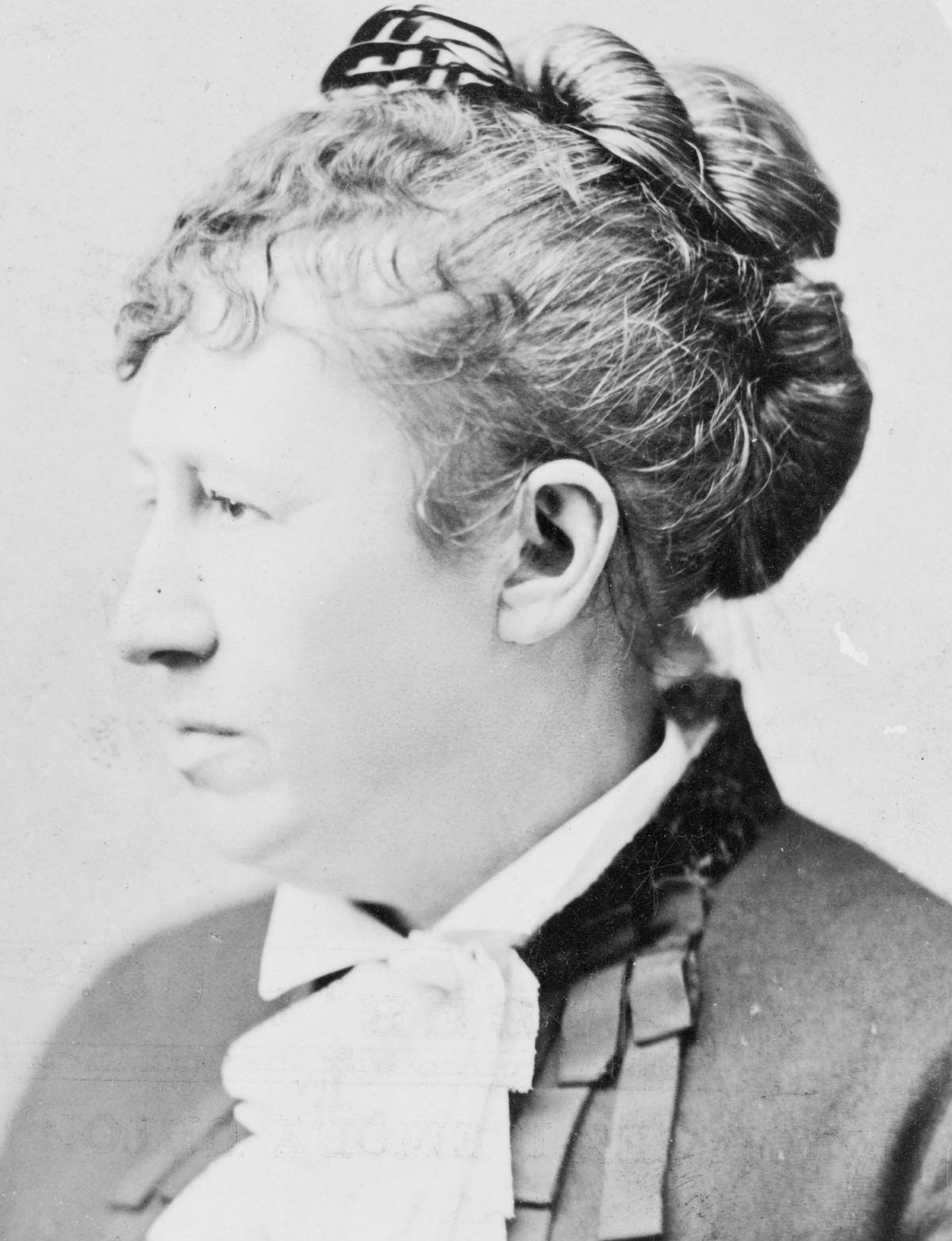Julia Grant, the wife of President Ulysses S. Grant. (Public Domain)