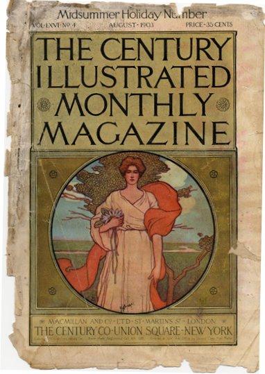 Cover of The Century Magazine, August 1903. (Public Domain)