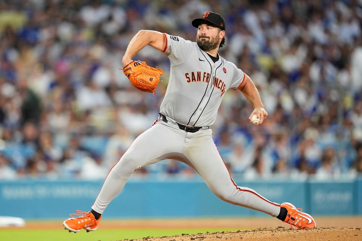 Ray No-Hits Dodgers Over Five Innings in Season Debut as Giants Prevail
