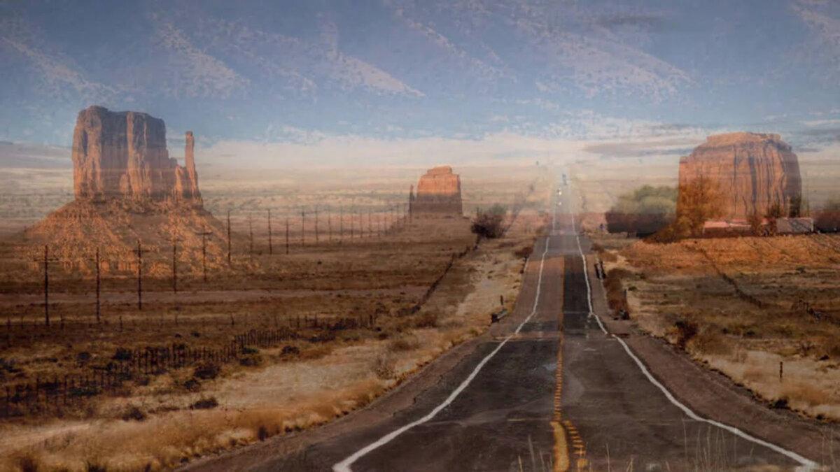 The great western scenery that serves as a backdrop for "Paris, Texas." (Road Movies)