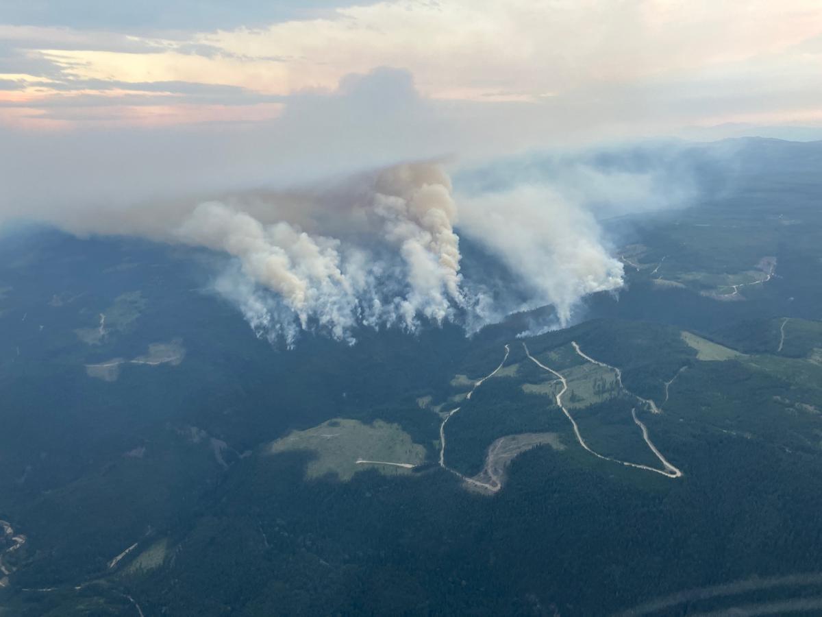 Slocan Region in Interior BC Evacuated Due to Multiple Wildfires