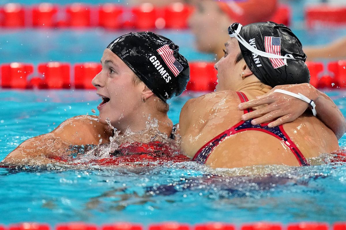 American Swimmers Grabbed Plenty of Olympic Hardware Monday, but No Gold